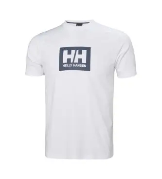 Helly Hansen per uomo 54597 Maglietta Box T 2 0 bianca, Bianco, Casual, Cotone, Manica corta
