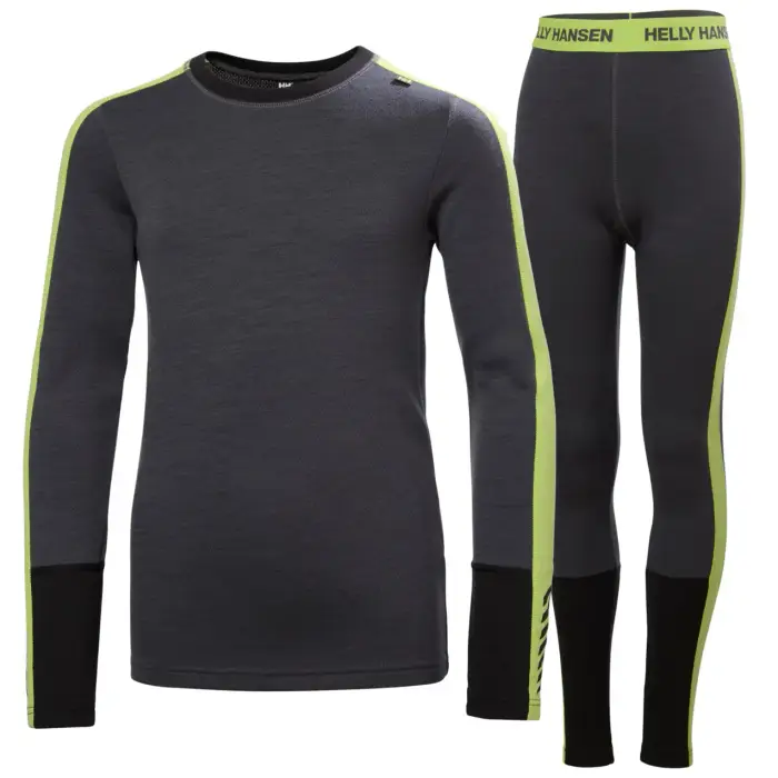 Set di biancheria intima per bambini Helly Hansen Lifa Gris