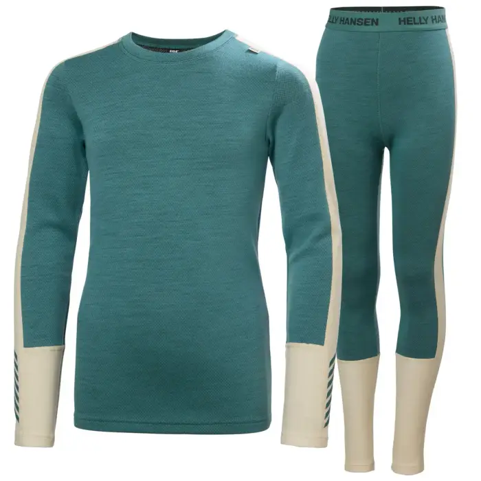 Set di biancheria intima per bambini Helly Hansen Lifa Vert