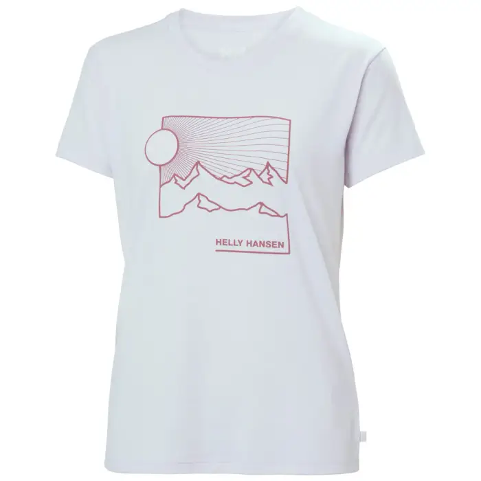 Helly Hansen T-shirt da donna Skog Graphic Violet