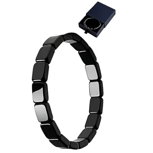 Generic Hemios, braccialetto in ematite Hemys, ispirato ai generali romani e ai guerrieri vichinghi, l'uso quotidiano collega