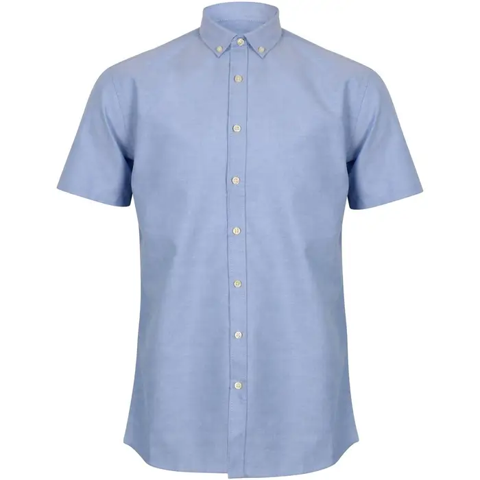 Henbury Camicia a maniche corte HB517 Blu