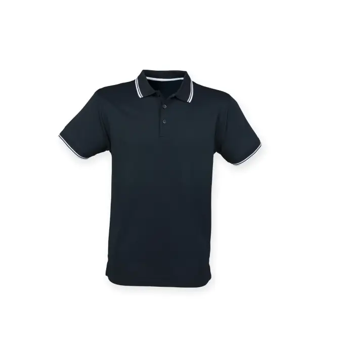 Henbury Polo Coolplus® Bleu