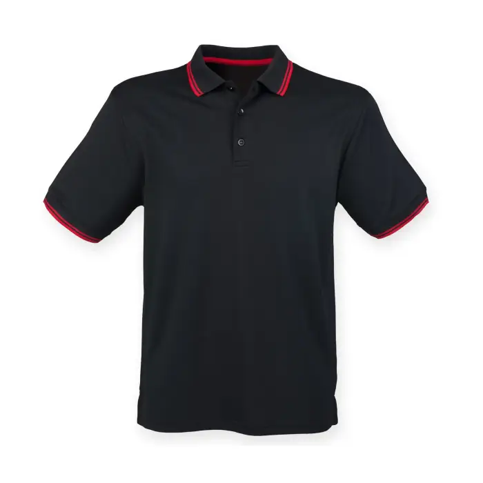 Henbury Polo Coolplus® Noir