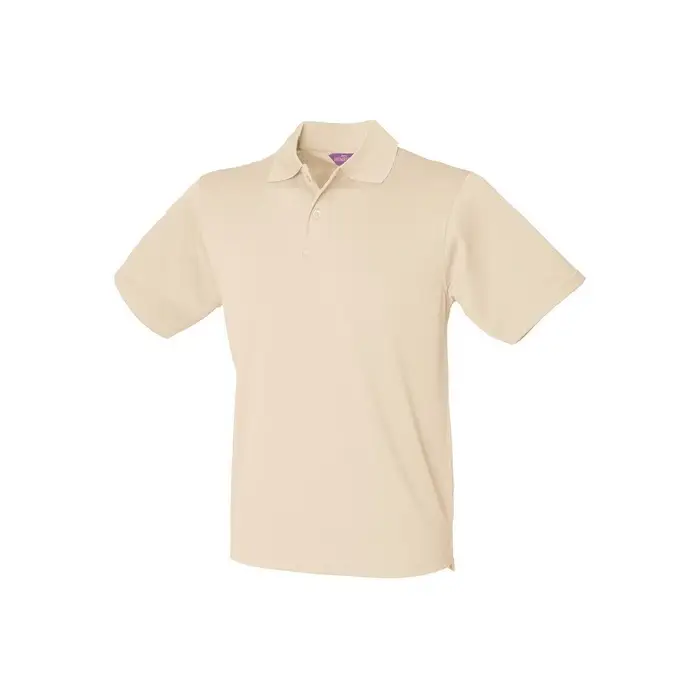 Henbury Polo H475 Beige