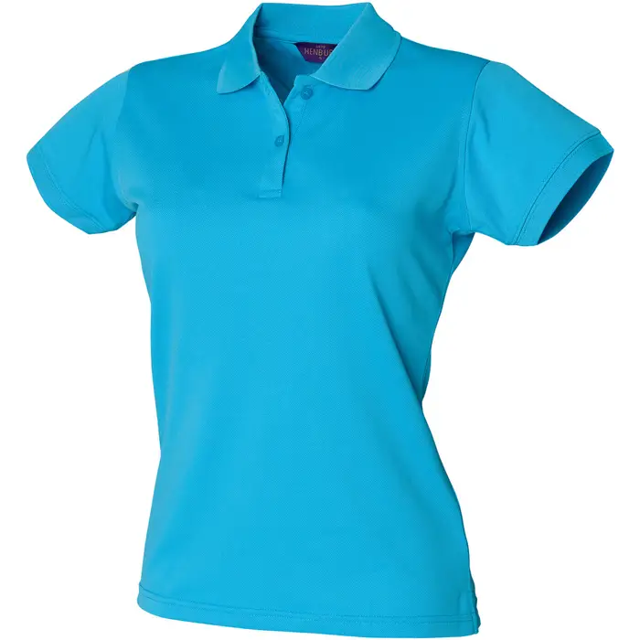 Henbury T-shirt & Polo Coolplus Blu