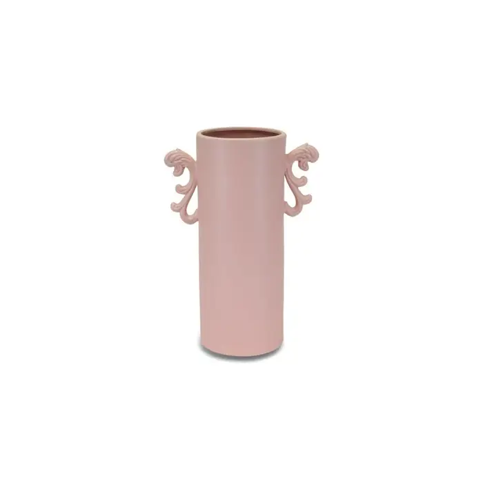 HENRIETTE Vaso Decorativo In Ceramica Rosa
