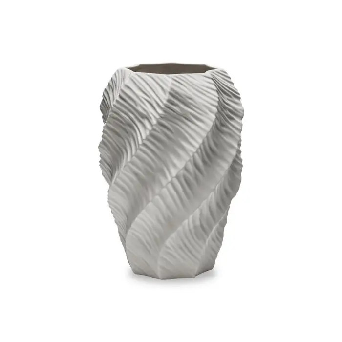 HENRIETTE Vaso Onde Bianco