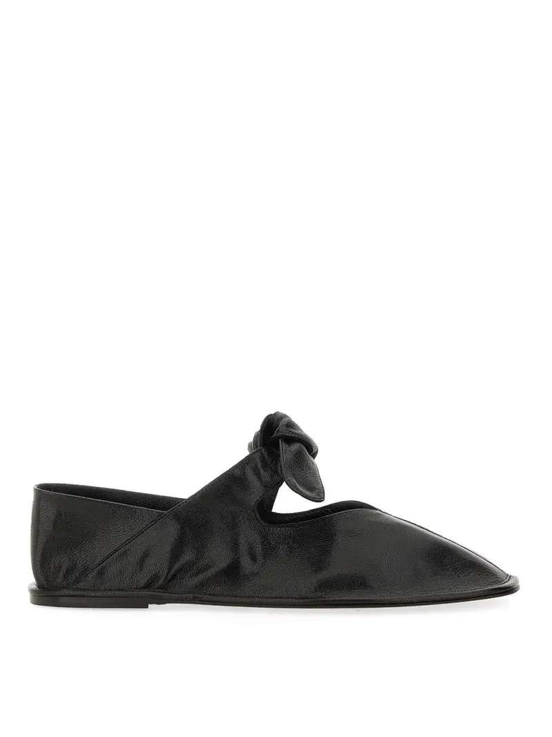 Hereu Ballerina in pelle Nero