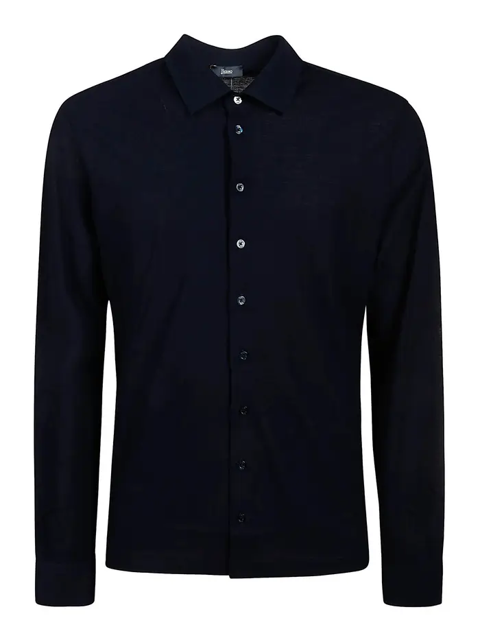 Camicia in crÃªpe Blu