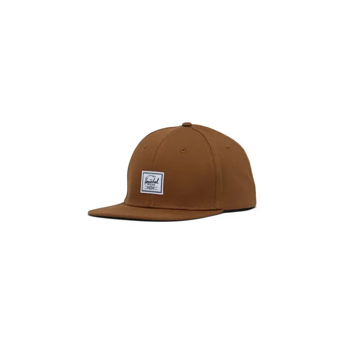 Herschel Cappellino Whaler 6 Panel Cap Rubber Marrone