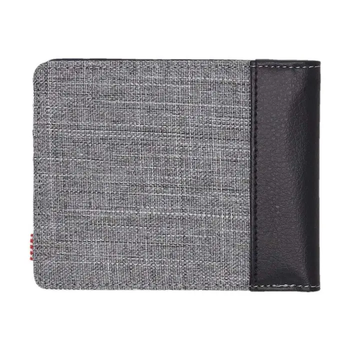 Herschel Portafoglio Portafoglio Unisex Hank Wallet Raven Crosshatch Multicolore