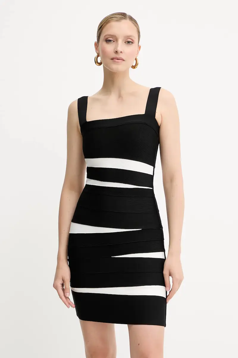 Herve Leger vestito Eve colore nero HLT8524993