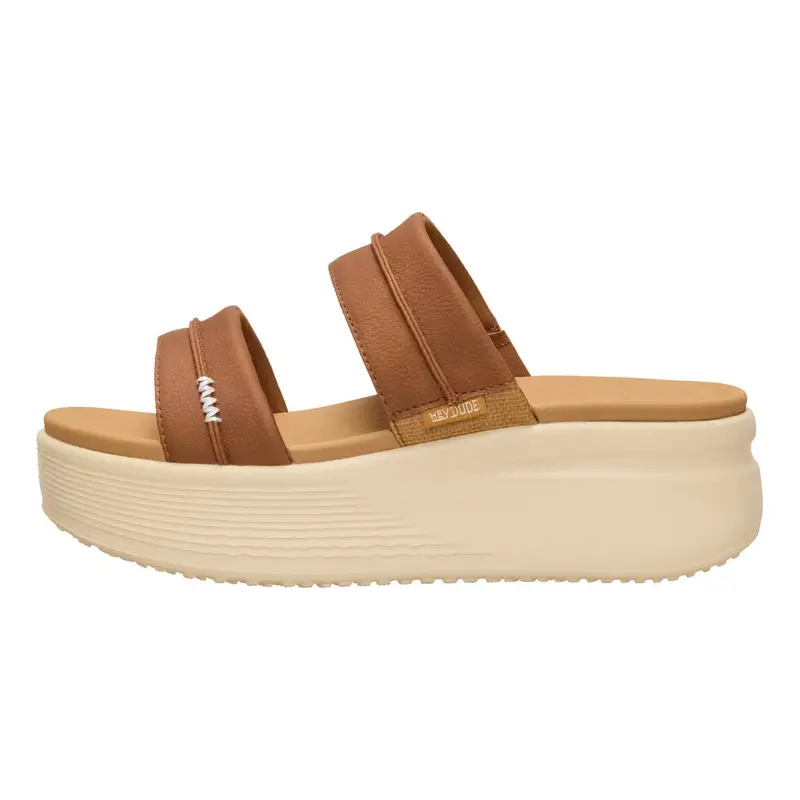 HEY DUDE Austin Slide Classic Cognac