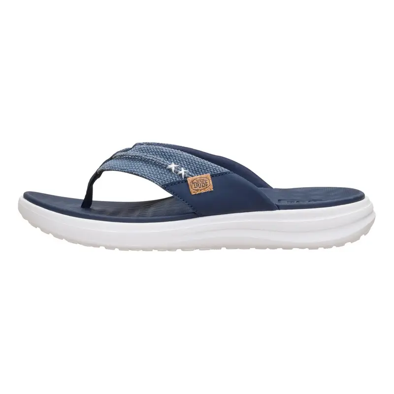 HEY DUDE Finn Flip Braided Navy