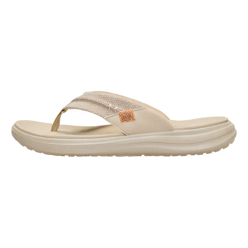 HEY DUDE Finn Flip Braided Tan