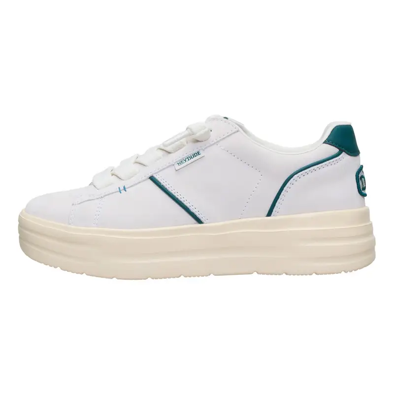 HEY DUDE Karina Dbl Duo Suede Egret