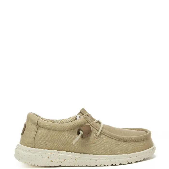 scarpe uomo wally y stretch canvas slip on beige