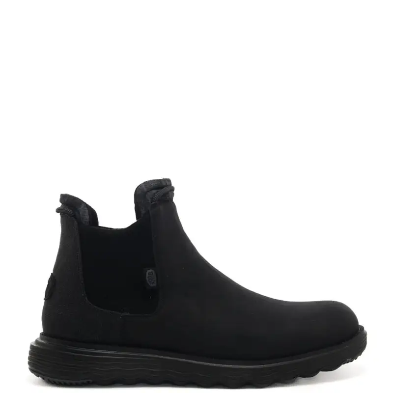 Hey Dude stivaletti da uomo idrorepellenti con suola flessibile e leggera neri