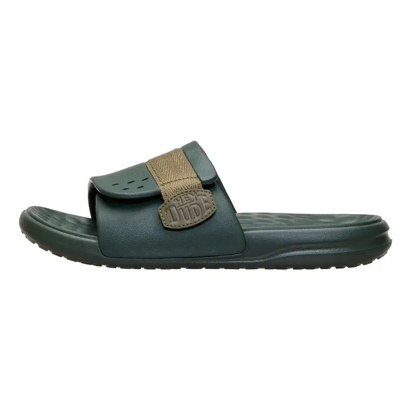 HEY DUDE Wave Alt Slide Deep Green