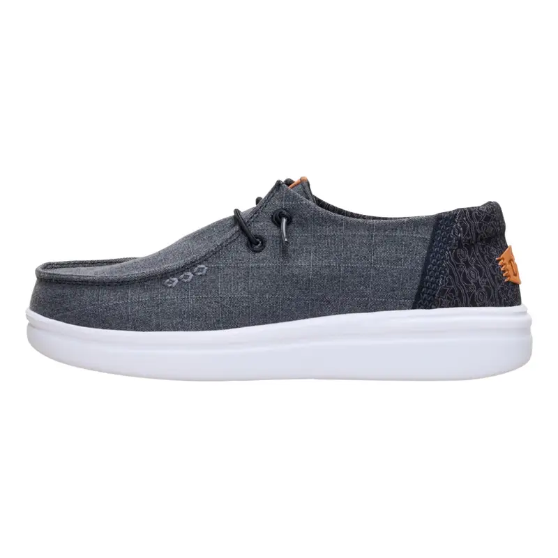 HEY DUDE Wendy Rise Chambray Grid Black
