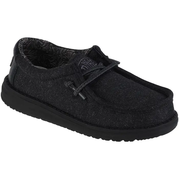 Scarpe bambini HEYDUDE Wally Youth Basic Nero