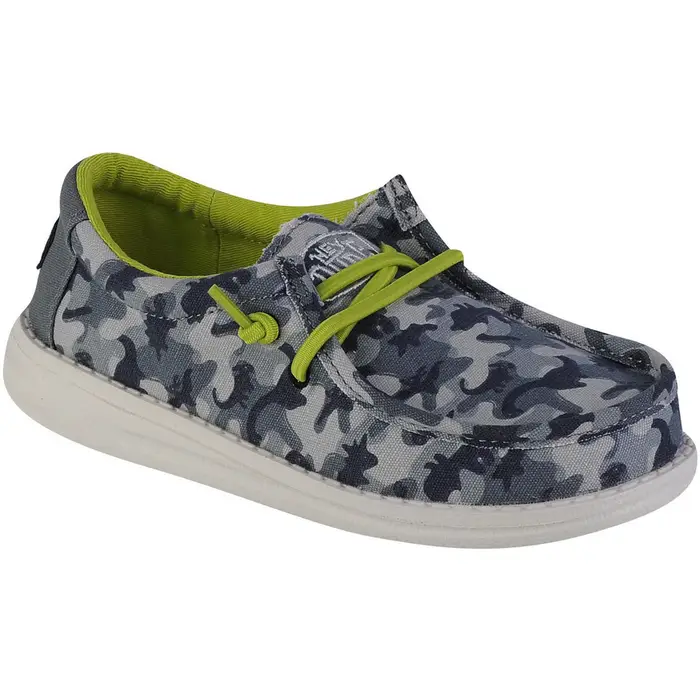 Scarpe bambini HEYDUDE Wally Youth Camodino Grigio