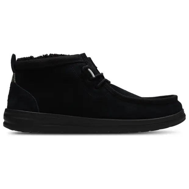 HEYDUDE Wally Mid Gripr Warmth male Scarpe - Nero - Scamosciato - Foot Locker Black