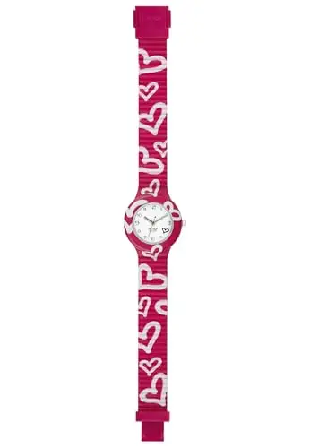 HIP HOP Collezione Bandana, Orologio Donna Black, Cinturino in Silicone Intercambiabile, Pratica Chiusura, Cassa 32mm