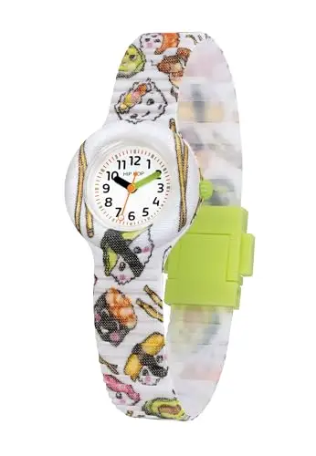 HIP HOP Collezione Kids Fun, Orologio Bambini con Grafica Sushi Lovers, Cinturino in Silicone Eco-Friendly, Cassa