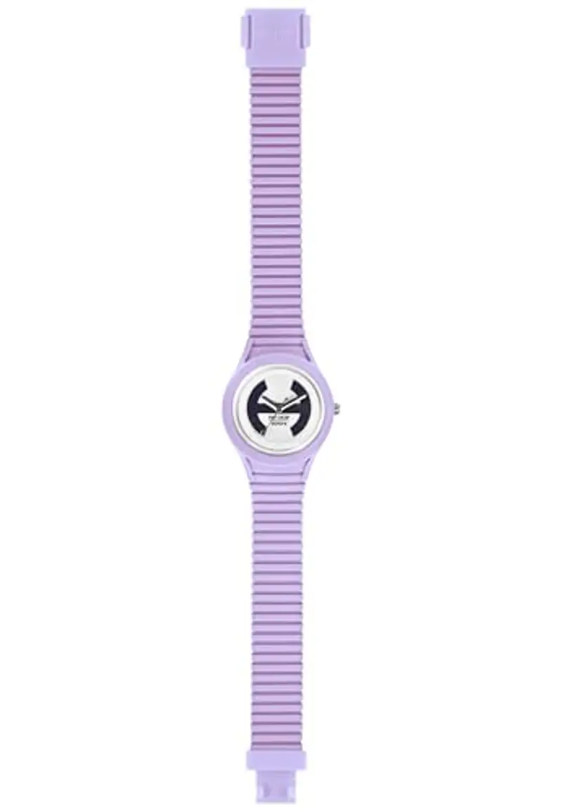 HIP HOP Collezione Solare, Orologio Donna Purple Dive, Cinturino in Silicone Regolabile, Pratica Chiusura, Cassa 34mm, Movimento Solo