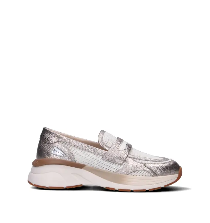 HISPANITAS Mocassino donna argento Vario