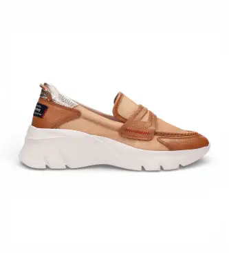 Hispanitas per donna HV254001 Sneakers Havana marroni, Pelle, Marrone, 3 a 5cm, Nessuno, Casual