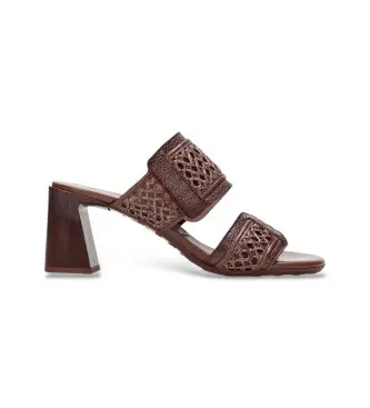 Hispanitas per donna RHV264747 Sandali color orchidea marrone, 5 a 8cm, Nessuno, Casual