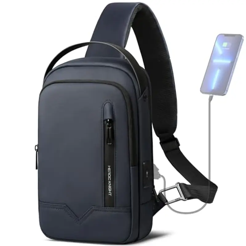 Hk Borsa a spalla Uomo Blu 1602776