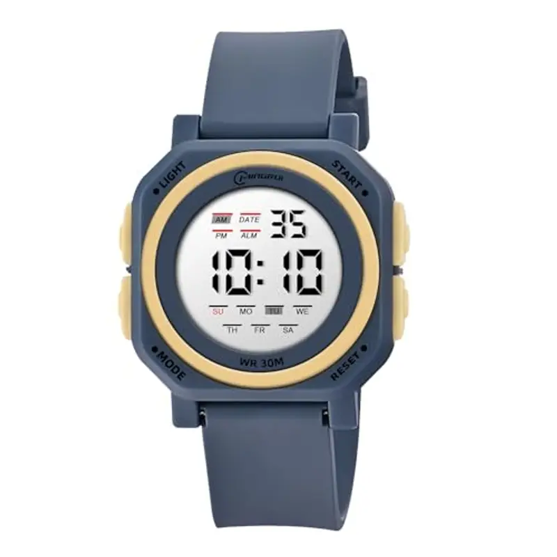 HMJIA Orologio Bambino Ragazzo 3ATM Impermeabile Orologio Digitale Bambino da Polso Sportivo con Sveglia Cronometro