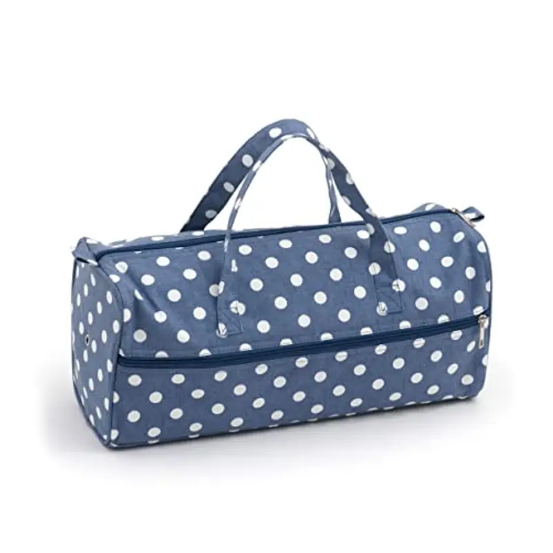 Hobby Gift Esclusiva borsa per maglieria, custodia per progetti, custodia da viaggio porta filati, borsa per uncinetto 16 x 43 x 19 cm