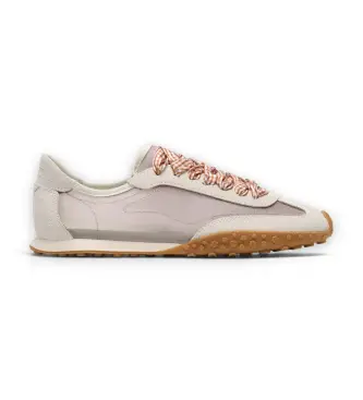 HOFF per donna 12661036 Sneakers Bridge Solid Mesh bianco sporco, Pelle, Basso, Stringhe, Casual