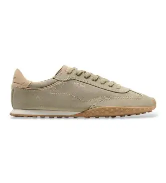 HOFF per donna 22661024 Sneakers Bridge Canvas beige, Tessuto, Basso, Stringhe, Casual Kaki