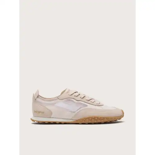 HOFF per donna 12661004 Sneakers in Pelle Bridge Mesh beige, Basso, Stringhe, Casual