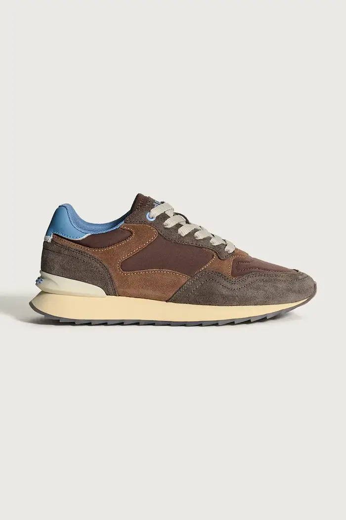 Hoff sneakers in camoscio CITY AMSTERDAM Marrone