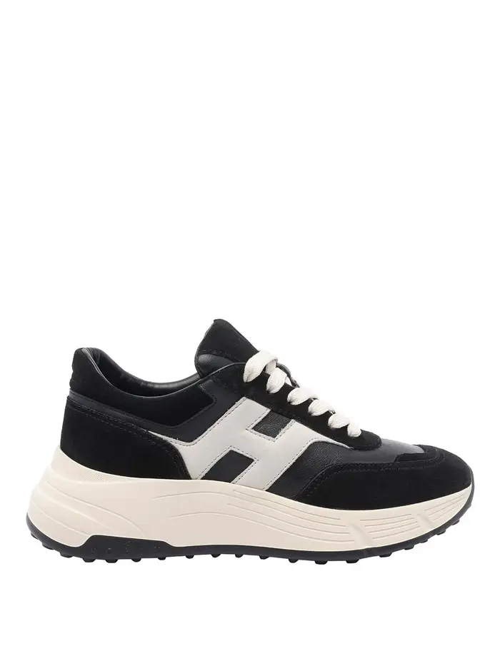 Sneaker hi-fi nere Nero