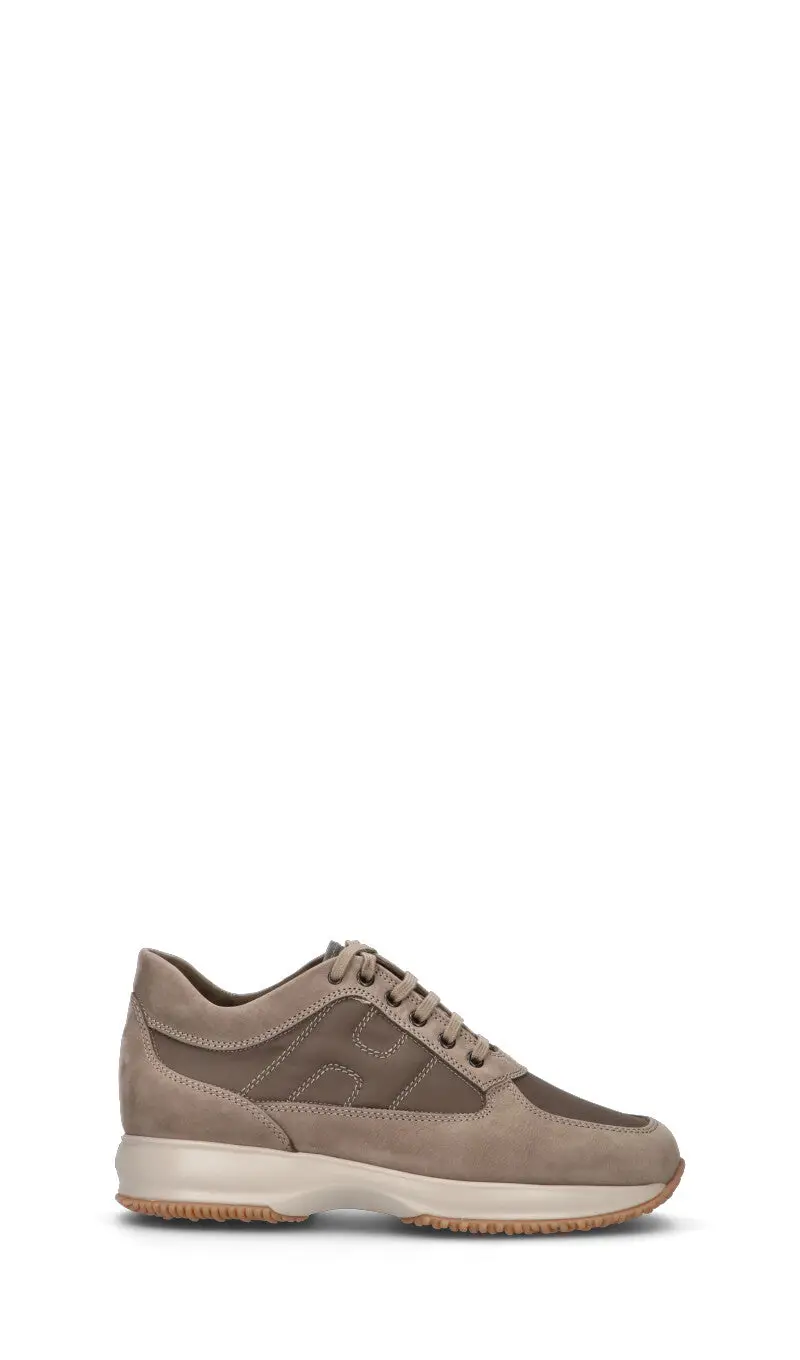 HOGAN Sneaker uomo taupe in pelle Vario