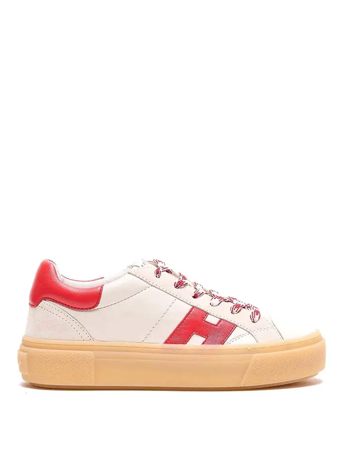 Hogan Sneakers con vento laterale Beige