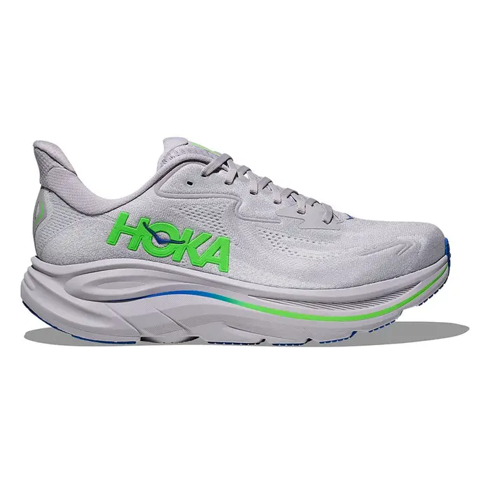 Clifton 10 Ash Grigio Neon Verde - Scarpe Running Uomo EUR / US 10 5