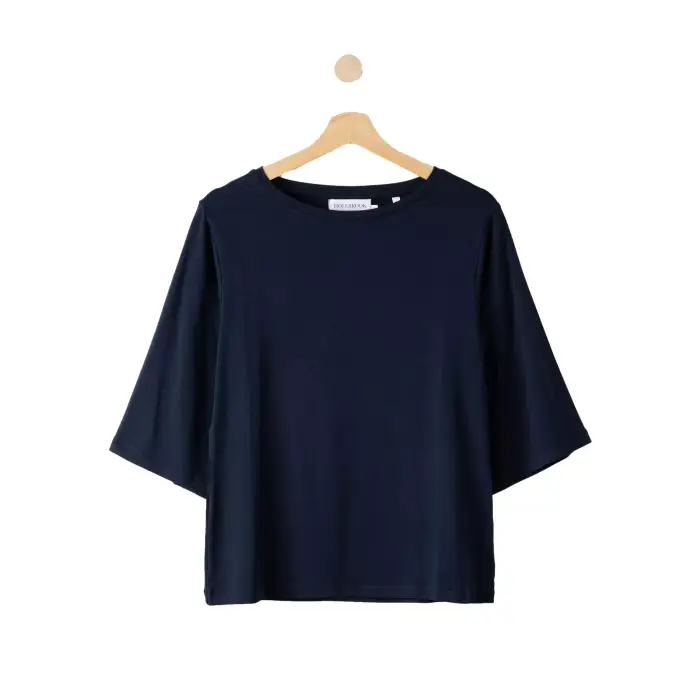 Holebrook T-shirt con collo a barca donna Ellen Bleu