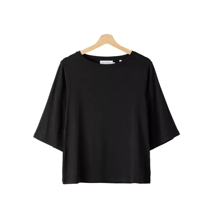 Holebrook T-shirt con collo a barca donna Ellen Noir