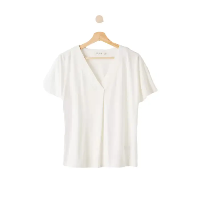 Holebrook T-shirt da donna con scollo a V Ellen Blanc
