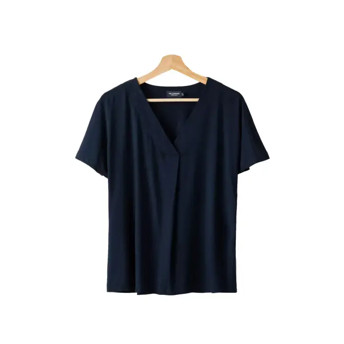 Holebrook T-shirt da donna con scollo a V Ellen Bleu