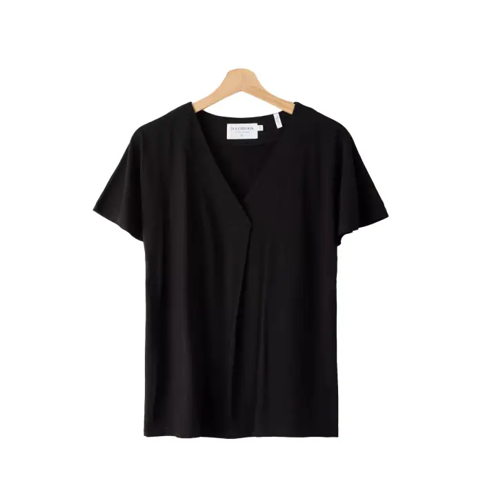 Holebrook T-shirt da donna con scollo a V Ellen Noir